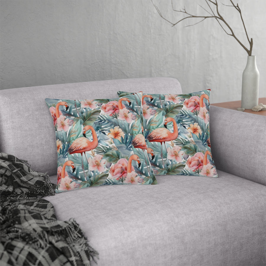 Flight of the Flamingo Waterproof Pillows