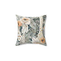 Brida Flora Spun Polyester Square Pillow