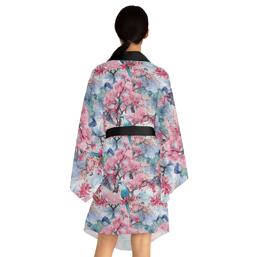 Colors of Zen Long Sleeve Kimono Robe