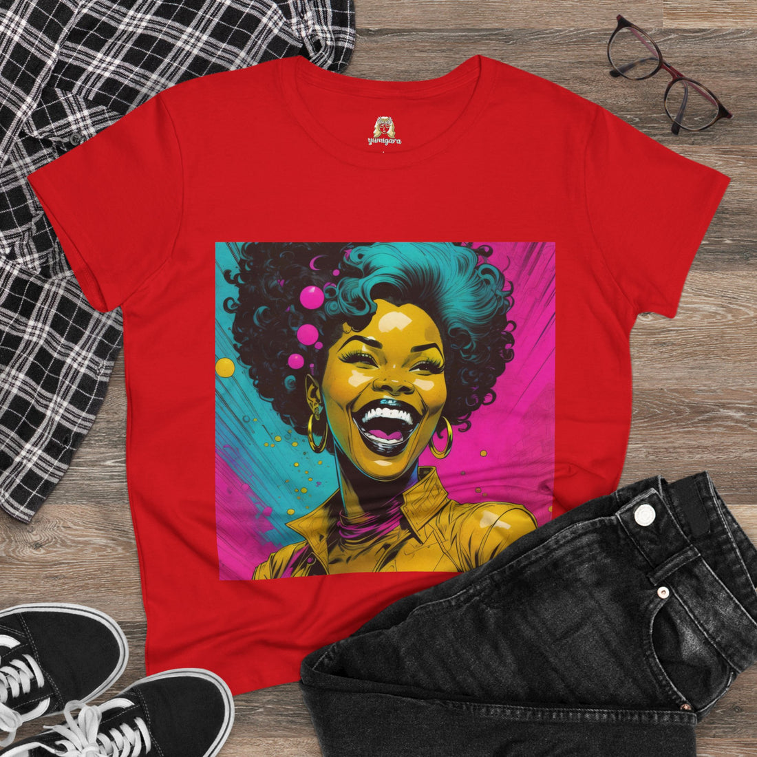 Pure Bliss Tina Women's Midweight Cotton Tee