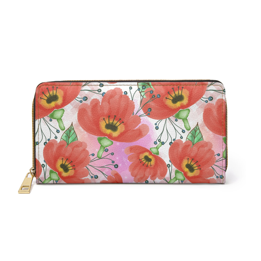 California Poppies Zipper Wallet