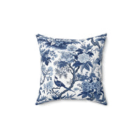 Tropical Chinoiserie Spun Polyester Square Pillow