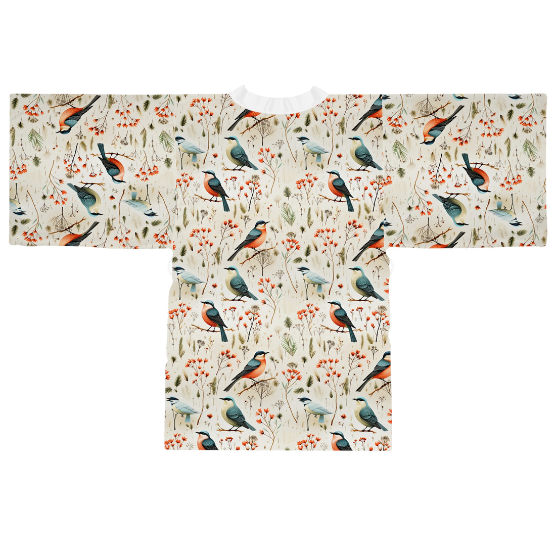 Aviary Sitting Pretty Long Sleeve Kimono Robe