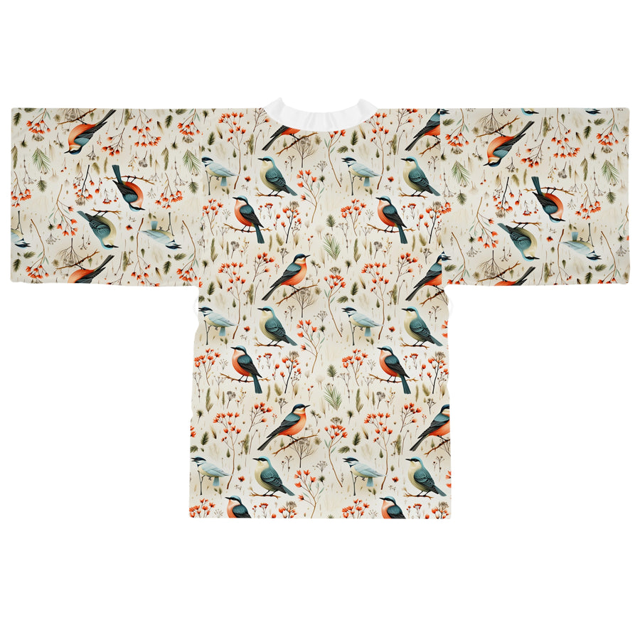 Aviary Sitting Pretty Long Sleeve Kimono Robe