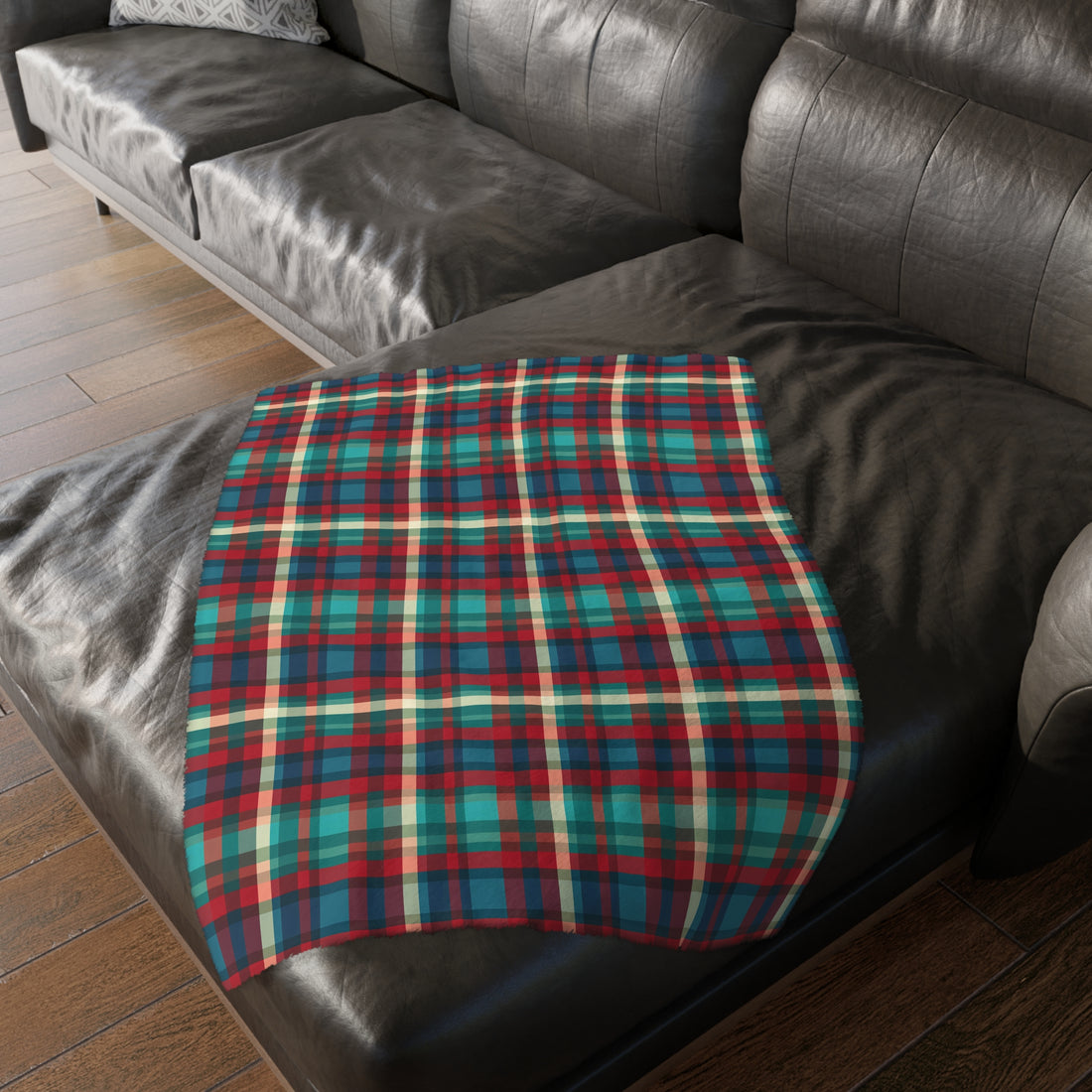 Home For The Holiday Reversible Velveteen Minky Blanket