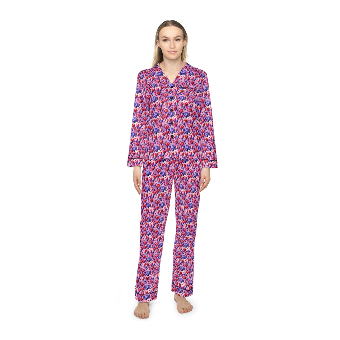 Lovestruck Women's Luxury Satin Pajamas