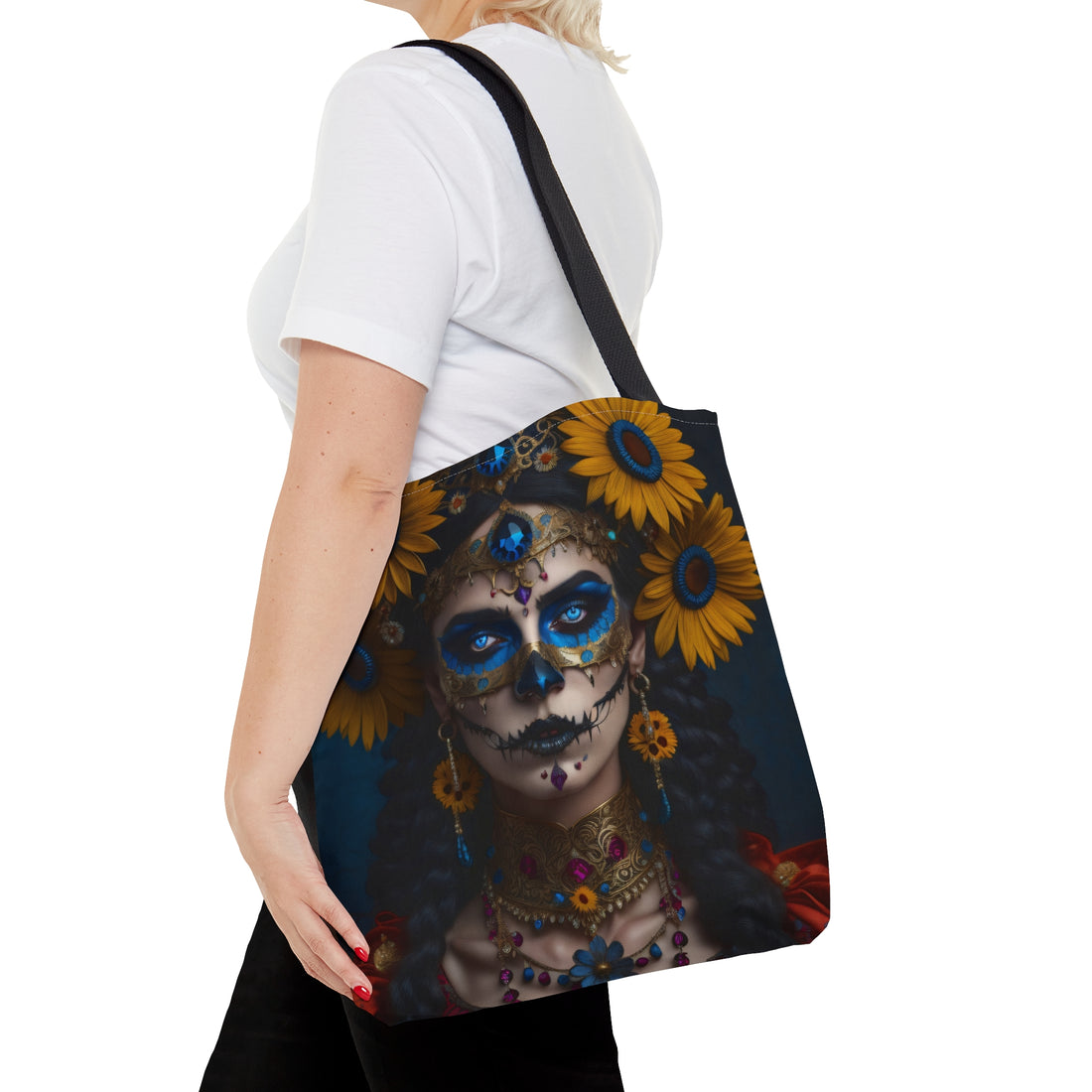 Soledad Dia De Las Muertes Halloween Adult Trick or Treat Tote Bag