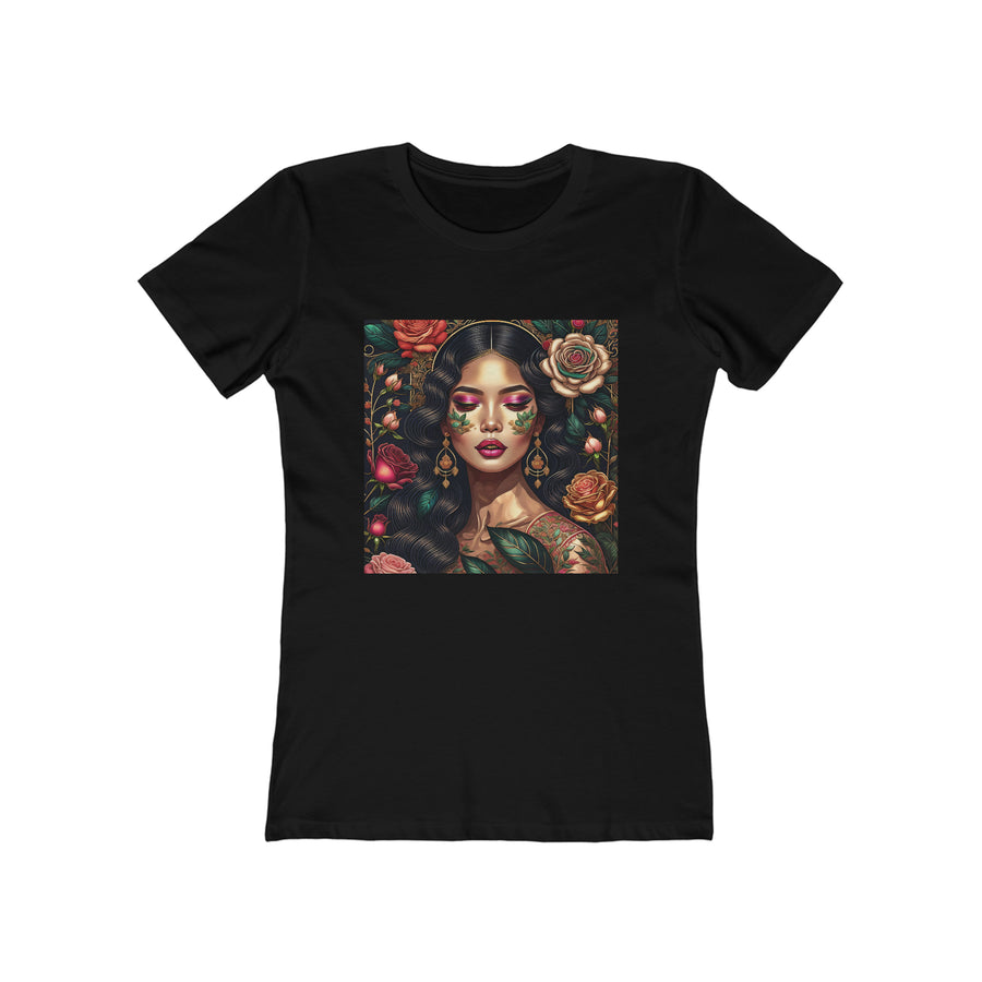 Empowered Elegance Boyfriend Tee for Women