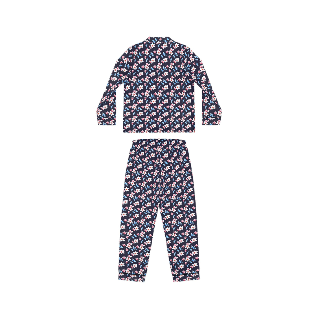 Cherry and Magnolia Bloom Women's Luxury Satin Pajamas (AOP)