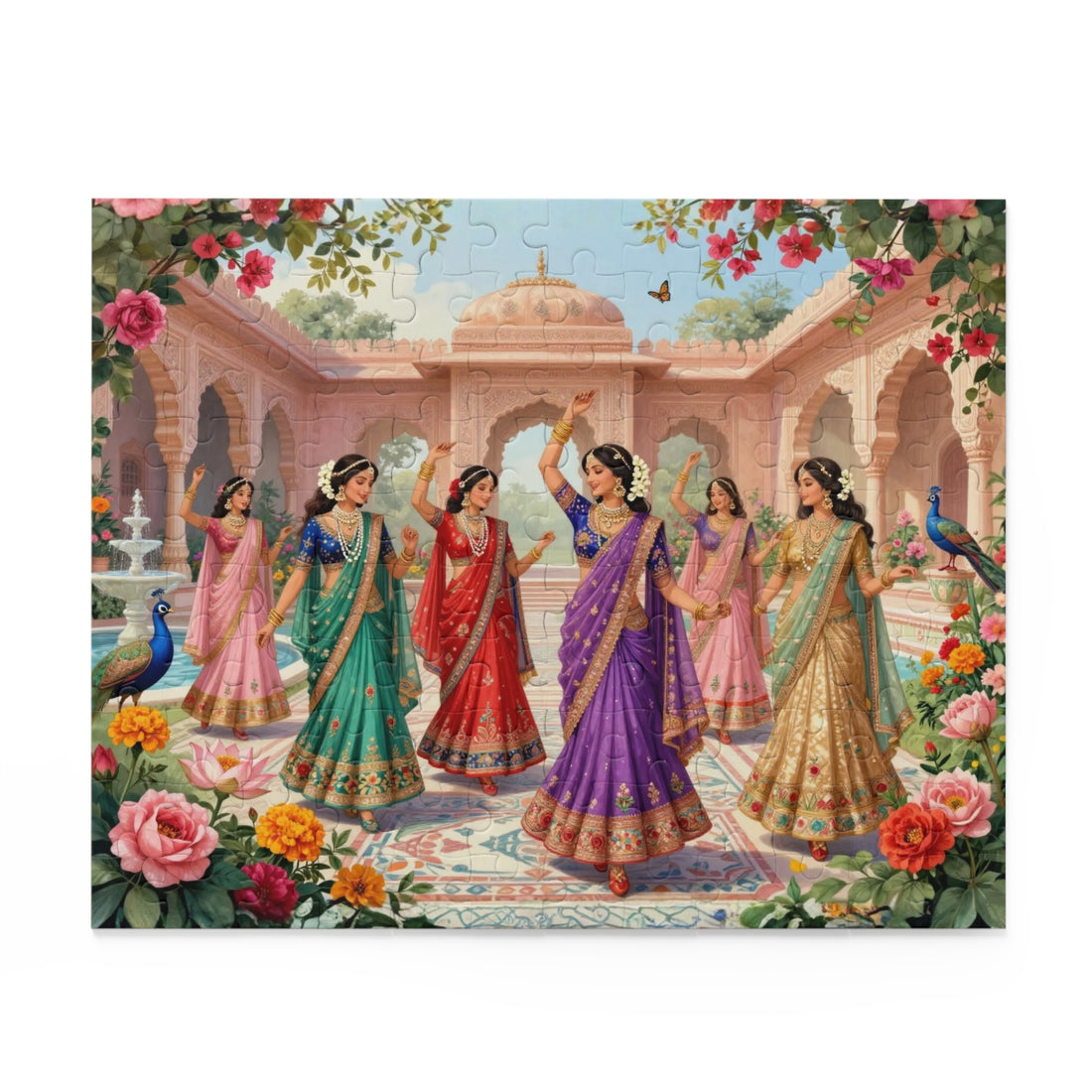 Indian Sari Garden Puzzle (120, 252, 500-Piece)