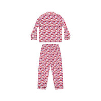 Hibiscus Love Women's Luxury Satin Pajamas (AOP)