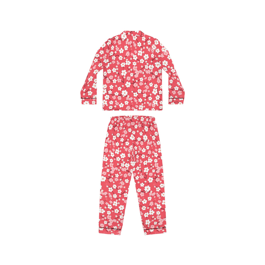 Cherry Prim Women's Luxury Satin Pajamas