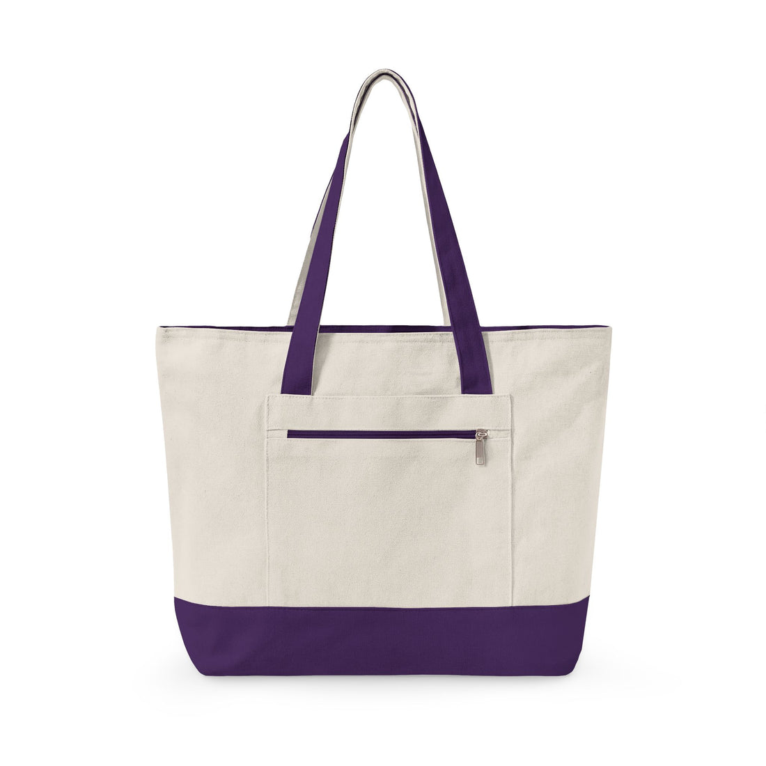 Forever Blessed Zippered Canvas Tote