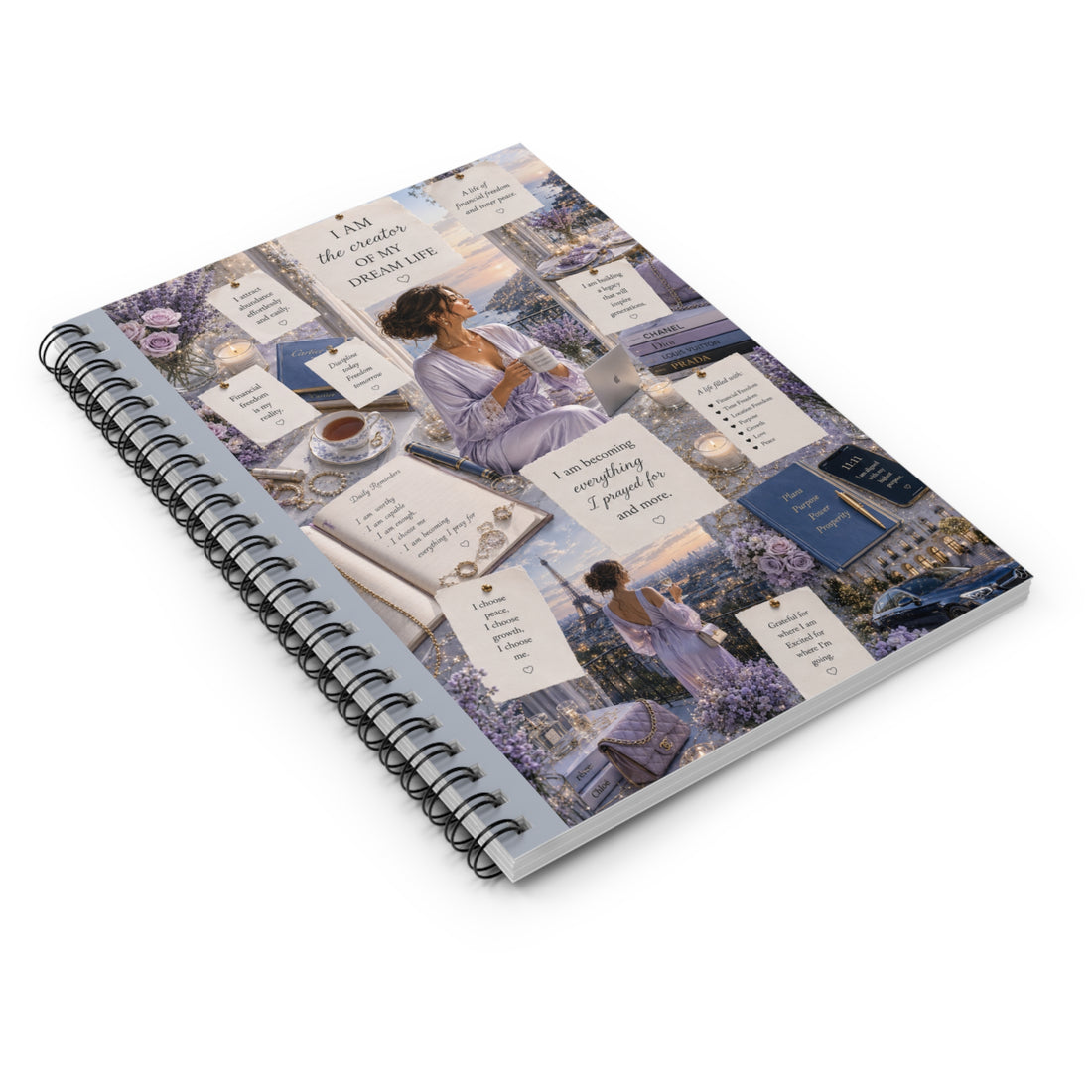 Creator of My Dream Life Spiral Notebook - Ruled Line