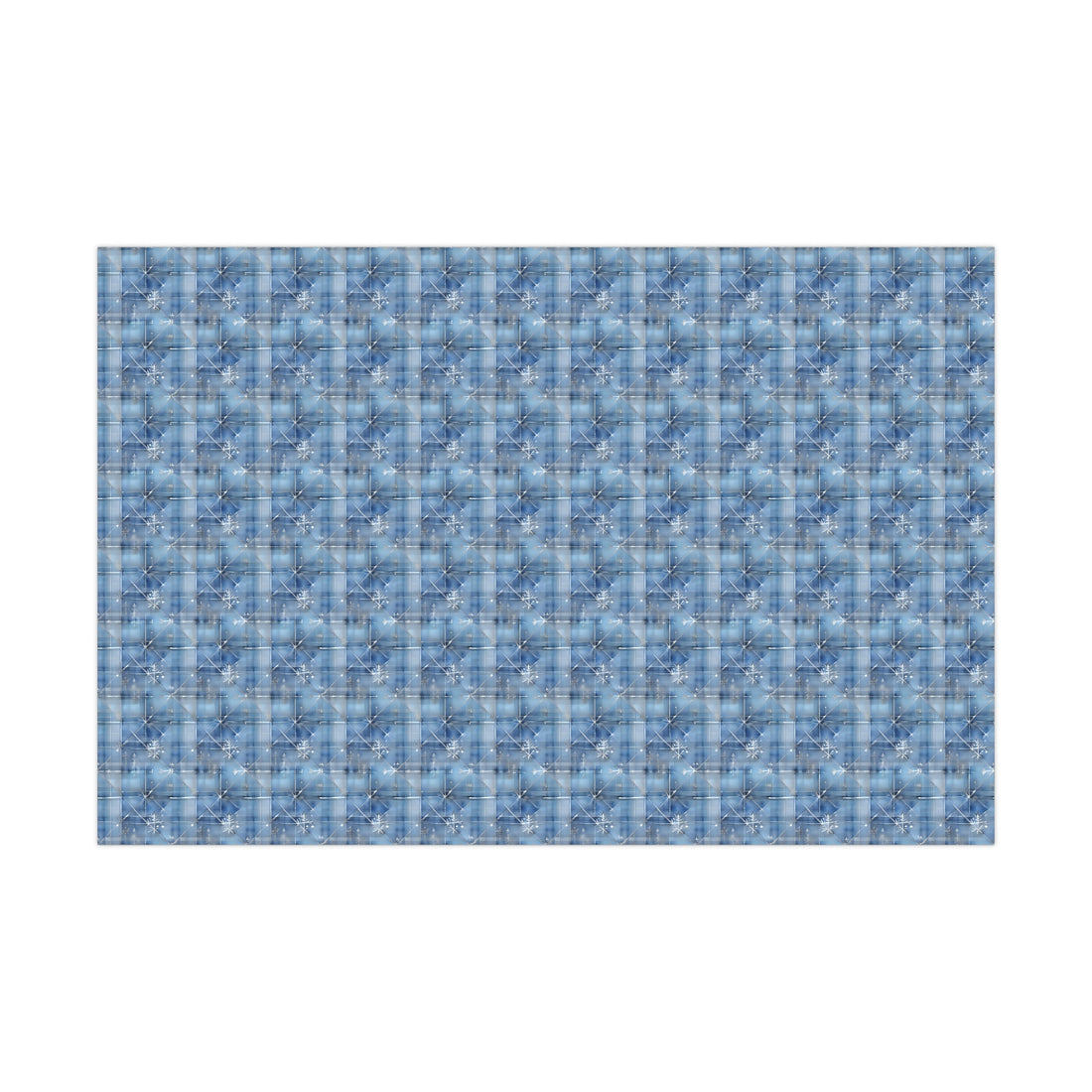 Watercolor Blue Sky Sparkles Gift Wrap Papers