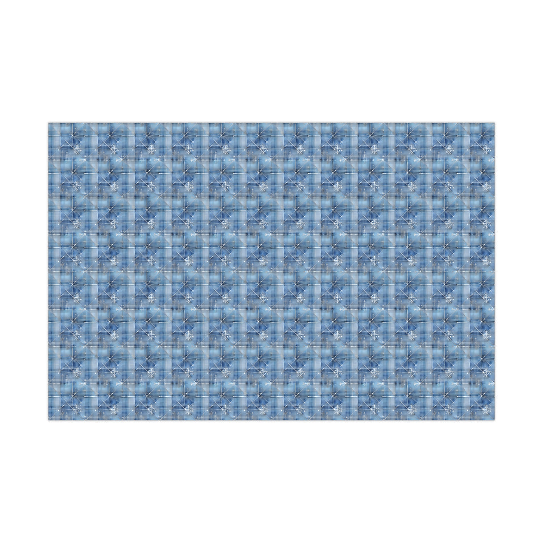 Watercolor Blue Sky Sparkles Gift Wrap Papers