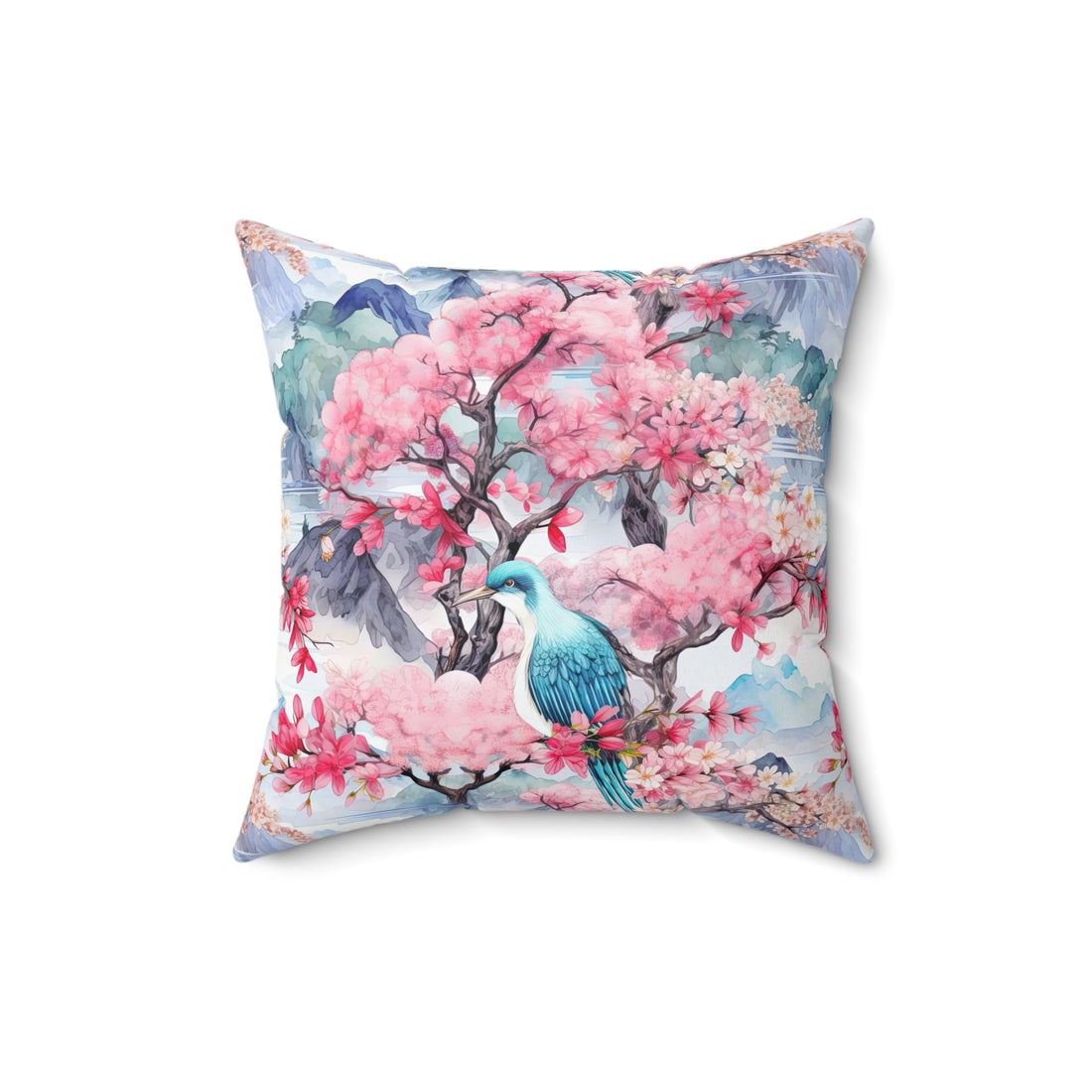 Perching Pretty Spun Polyester Square Pillow