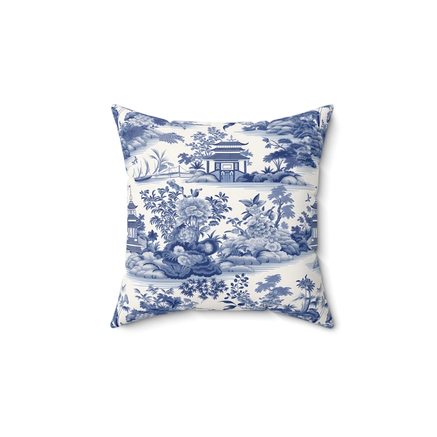 Oriental Dreams Spun Polyester Square Pillow