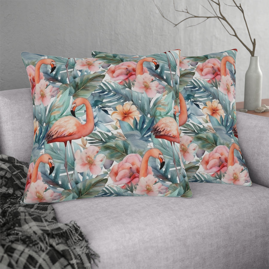 Flight of the Flamingo Waterproof Pillows