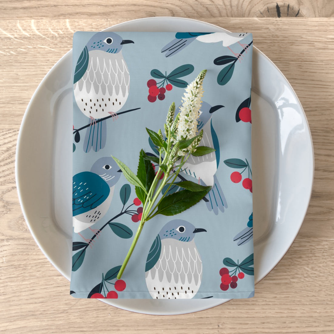 Song of The Bluebird Table Napkins