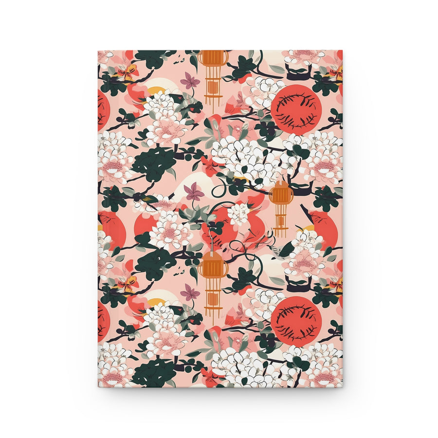 Oriental Blossoms Hardcover Journal Matte