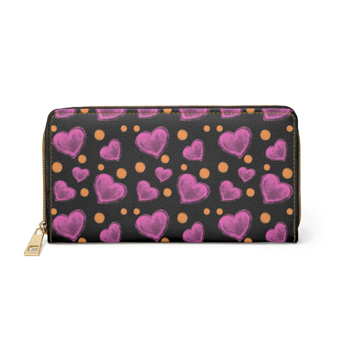 Heart In The Dark Zipper Wallet