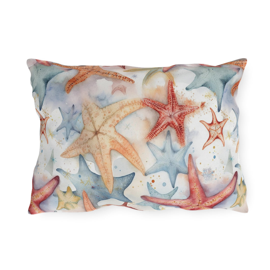 Starfish Beach Vibe Patterned Outdoor Pillows