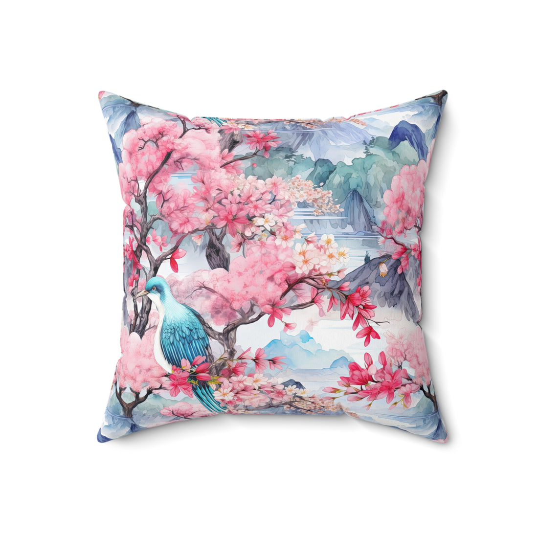 Perching Pretty Spun Polyester Square Pillow