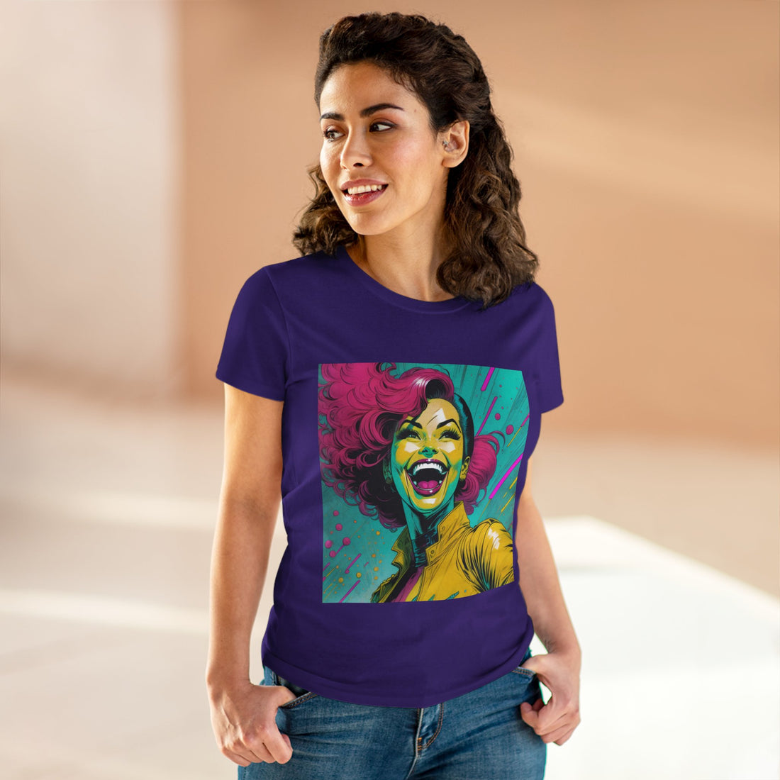 Pure Bliss Billie Women's Midweight Cotton Tee