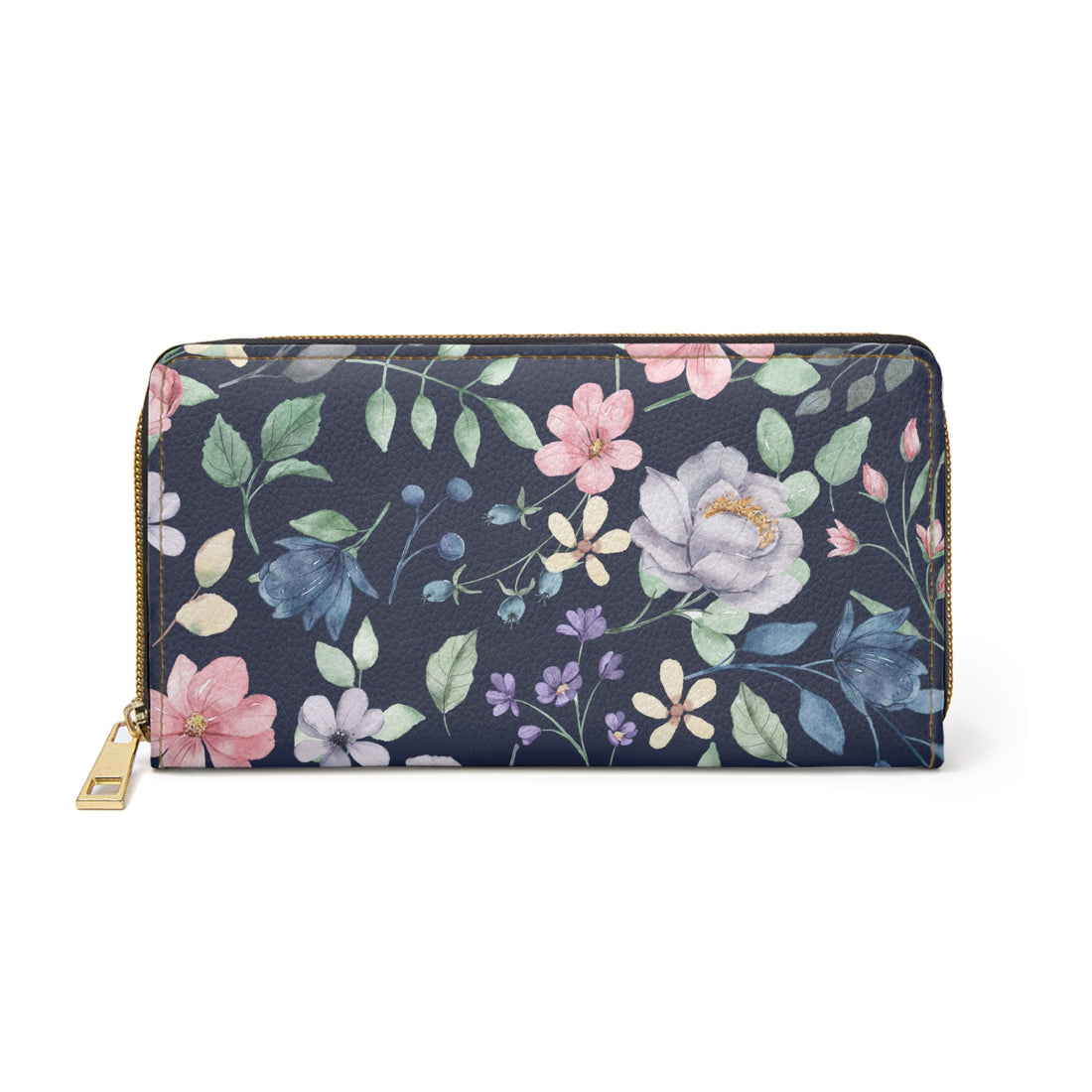 Evening Blooms Zipper Wallet