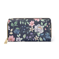 Evening Blooms Zipper Wallet