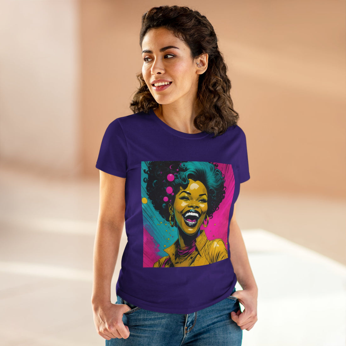 Pure Bliss Tina Women's Midweight Cotton Tee