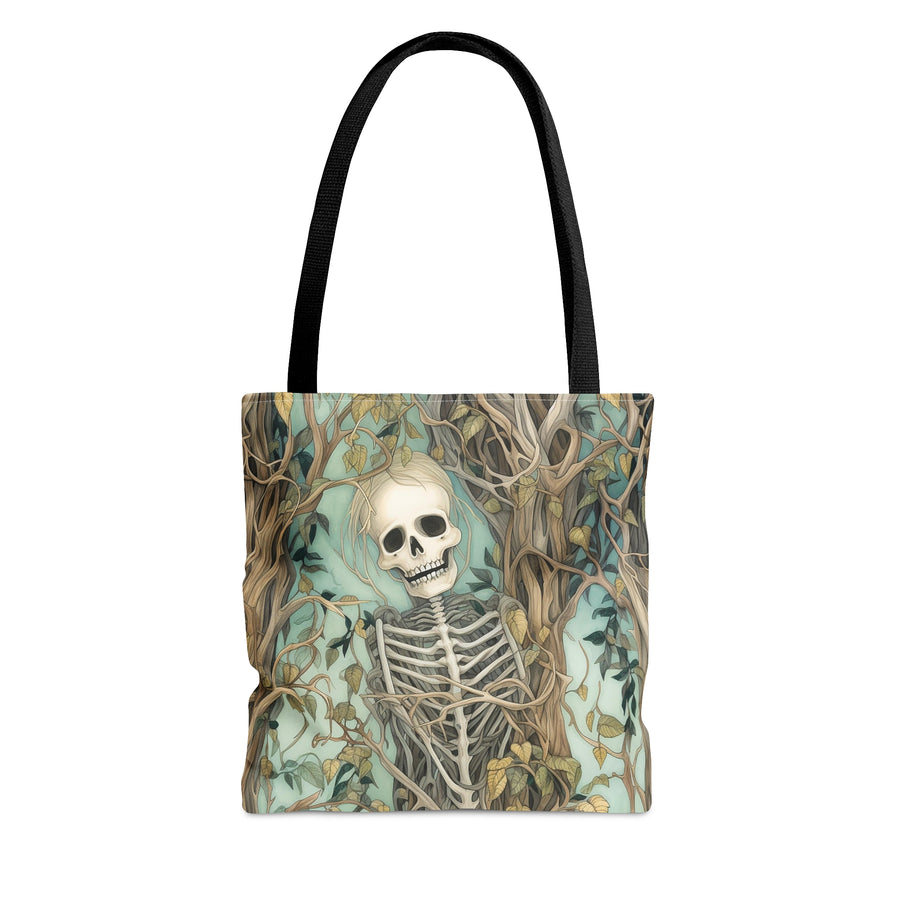 Skeleton Halloween Trick or Treat Adult Tote Bag