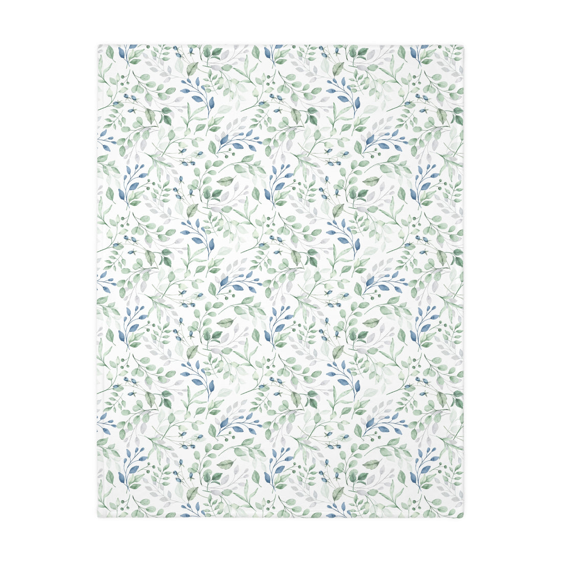 Petals of Bliss Reversible Velveteen Minky Blanket