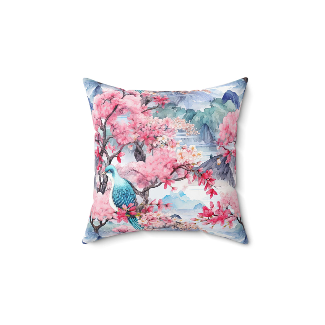 Perching Pretty Spun Polyester Square Pillow