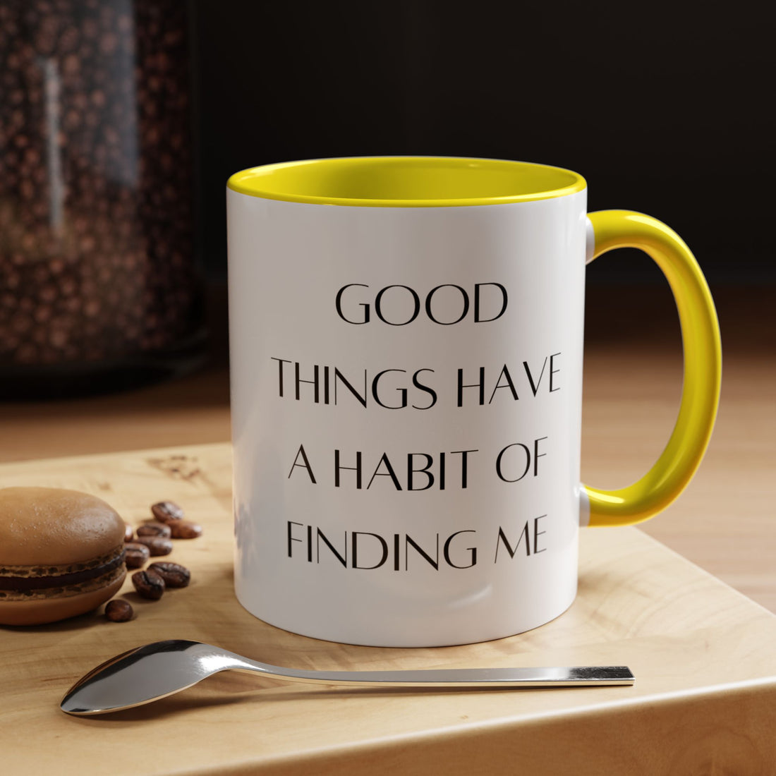 Good Things Quote Coffee Mug (11, 15oz)