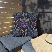 Midnight Masquerade Outdoor Pillows