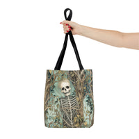 Skeleton Halloween Trick or Treat Adult Tote Bag