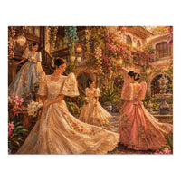 Filipiniana Courtyard Promenade Jigsaw Puzzle with Tin (252, 500, 1000 pieces)
