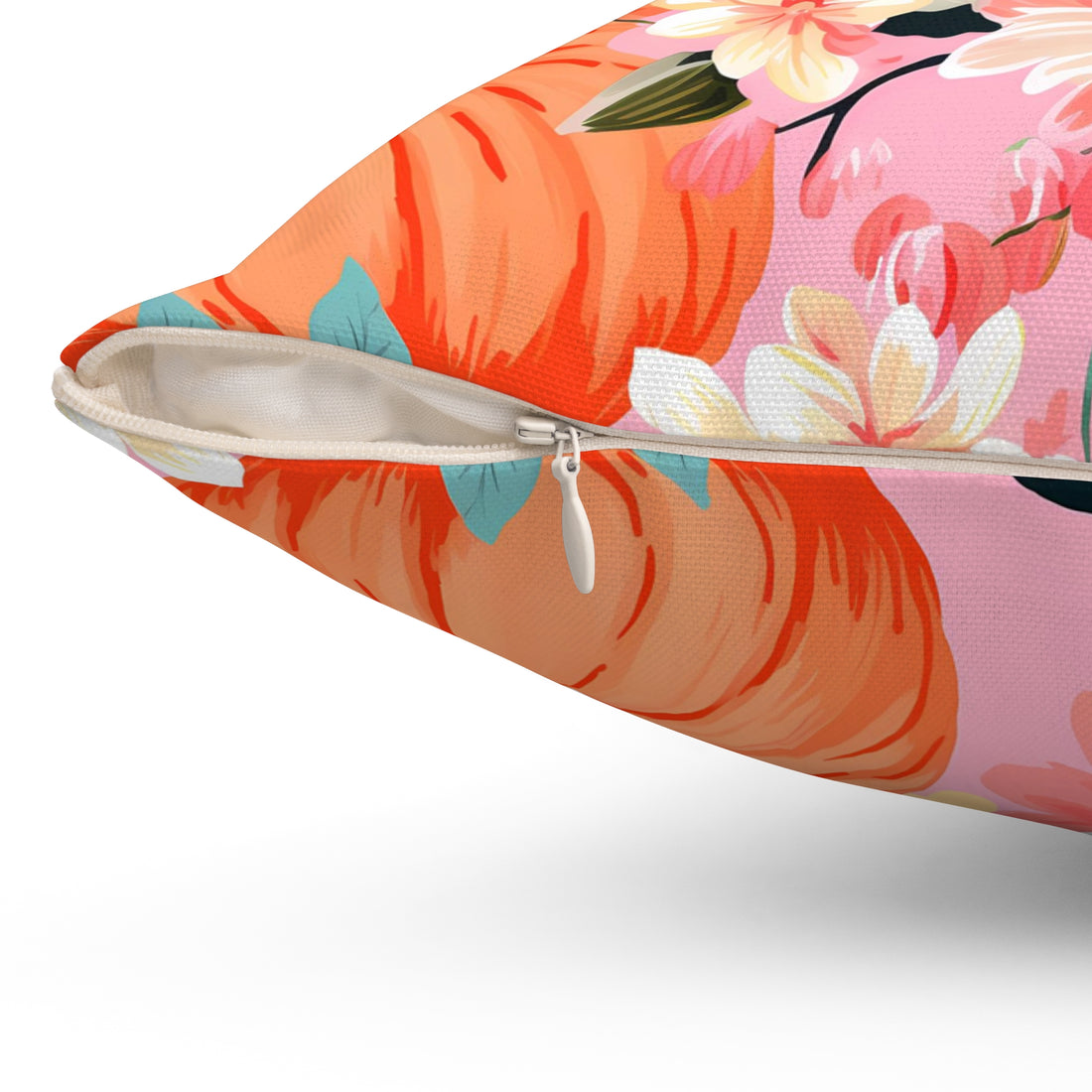 Blushing Fall Spun Polyester Square Pillow