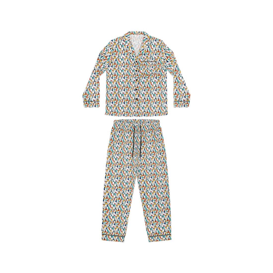 Dancing Steps Women's Luxury Satin Pajamas