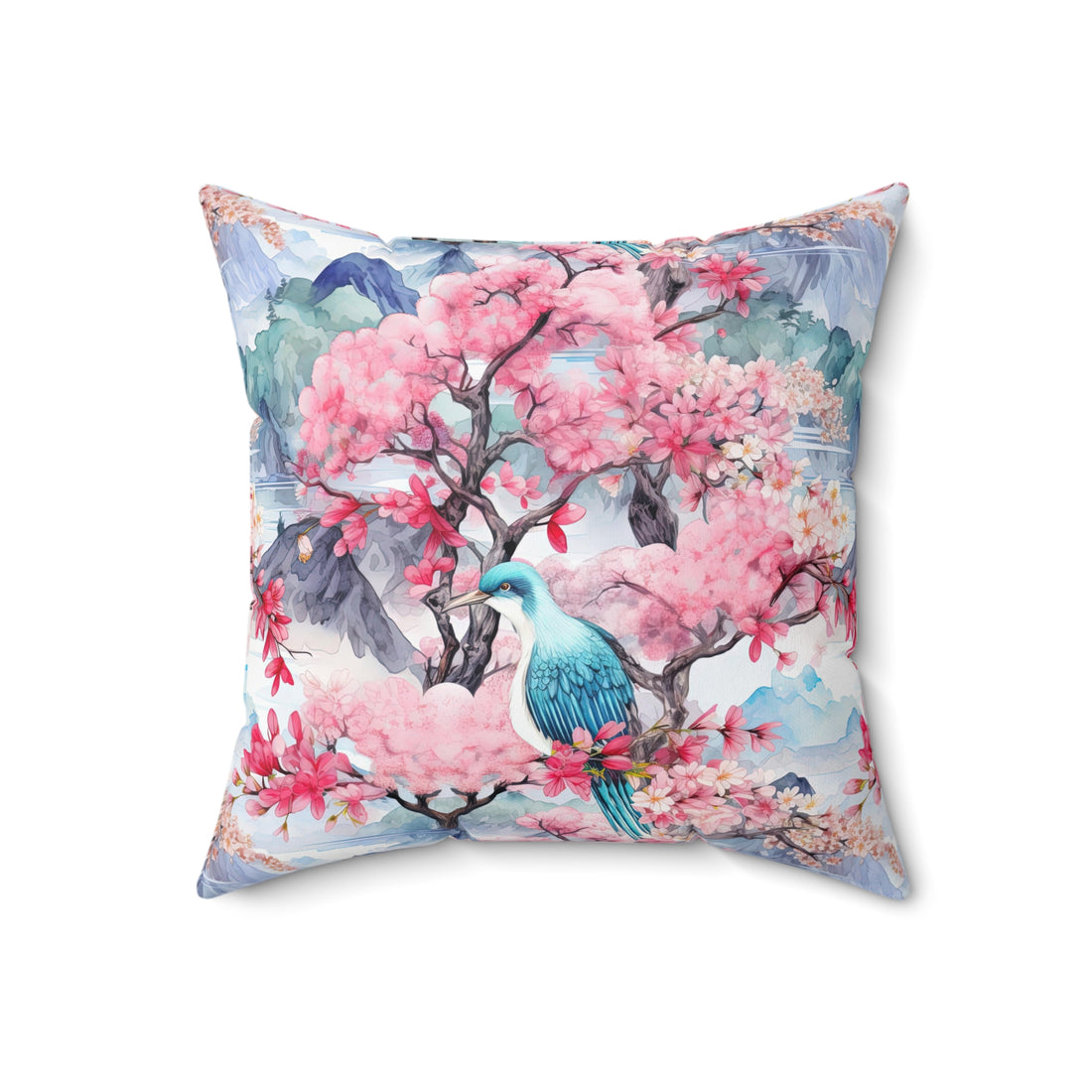 Perching Pretty Spun Polyester Square Pillow