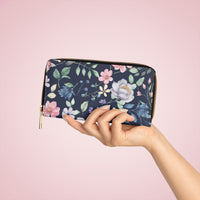 Evening Blooms Zipper Wallet