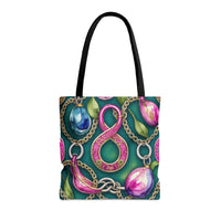 Oriental Remembrance Pink Cloisonne Luxury Everyday Tote Bag