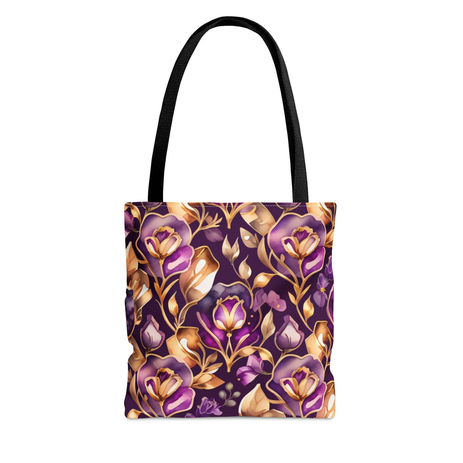Purple Glamour Luxury Shopping Bag