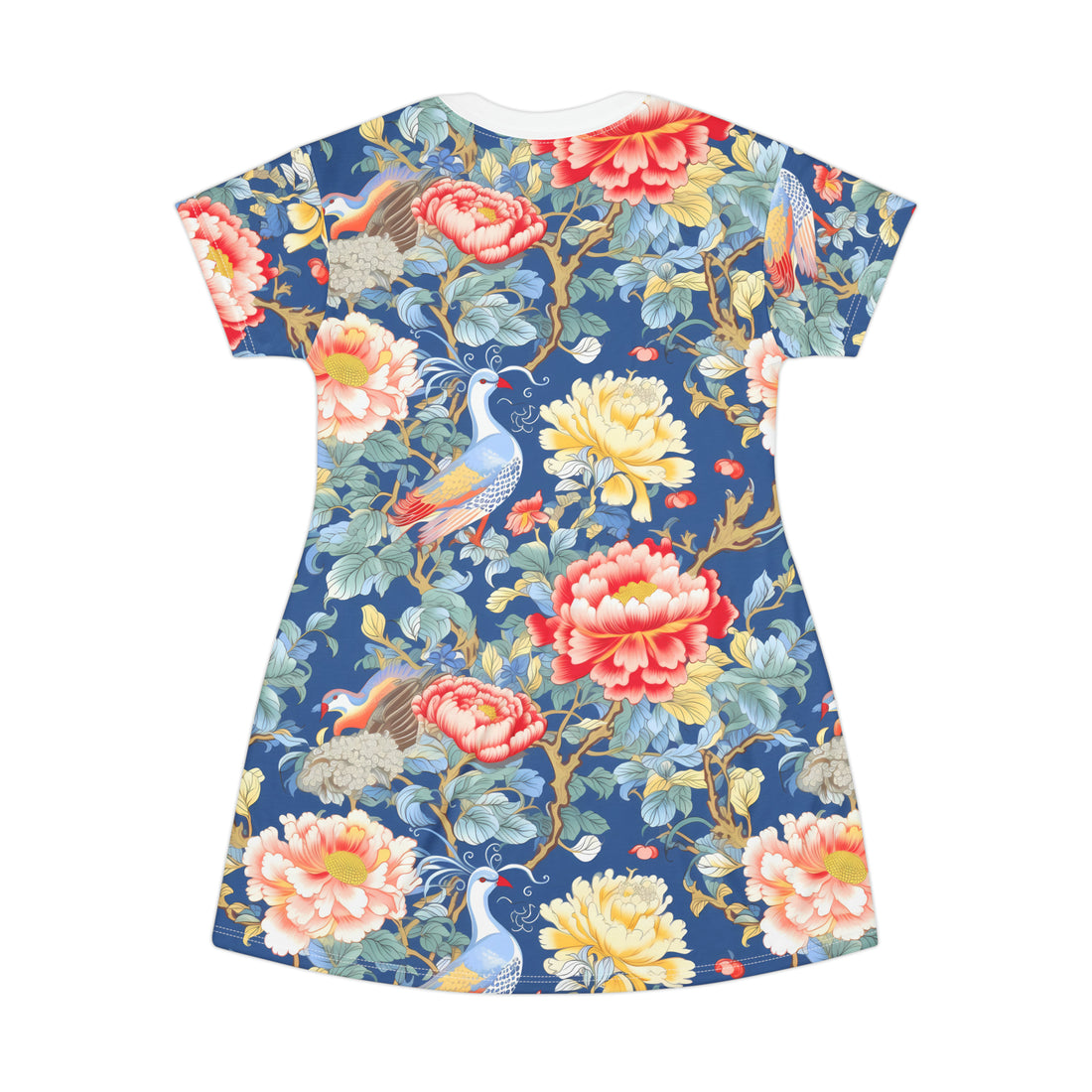 Sophisticated Aviary T-Shirt Dress (AOP)