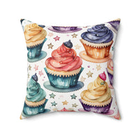 Starry Cupcake Dreams Pillows