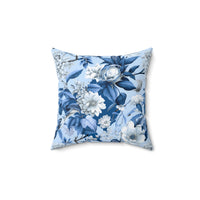 Royal Bloom Spun Polyester Square Pillow