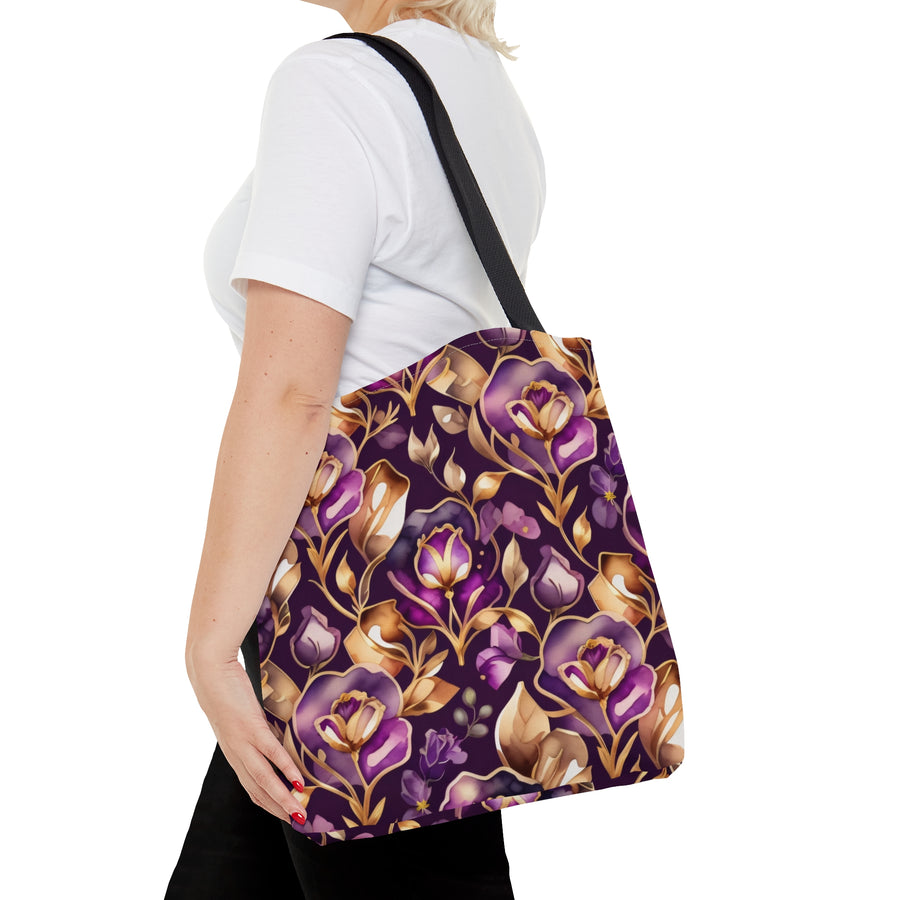 Purple Glamour Luxury Shopping Bag