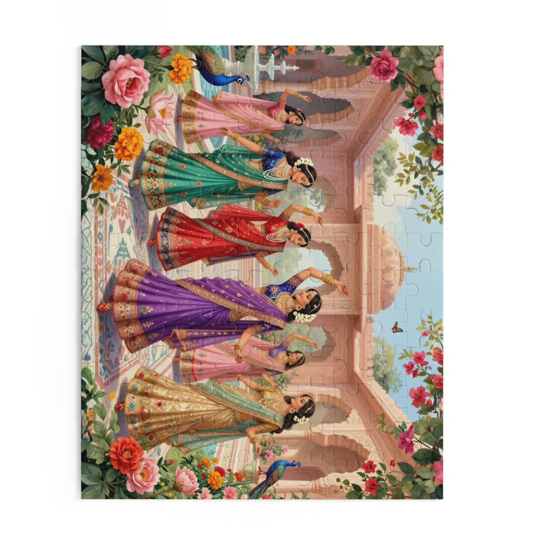 Indian Sari Garden Puzzle (120, 252, 500-Piece)